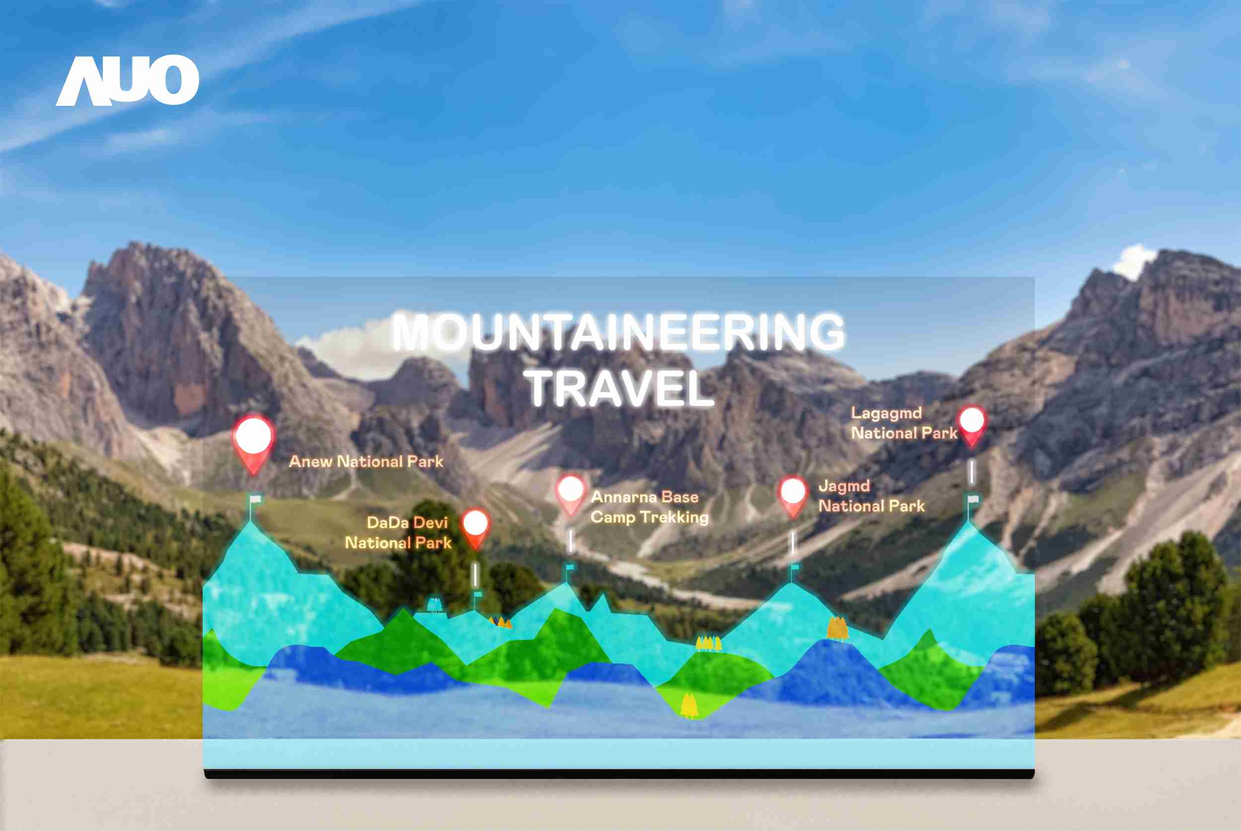 尊龙z6展示全球单片尺寸最大(*)42吋透明Micro LED显示器拼接而成的〝64吋透明Micro LED显示器〞，，具备高透明度、、、、1,000 nits高亮度、、、、广色域、、、、采用三边无边框的无缝拼接等多重特色，，呈现超高清、、、、细腻画质而不遮挡后方视觉，，，，满足层峰需求，，，，可广泛运用于零售、、、艺术展览或商业空间等场域